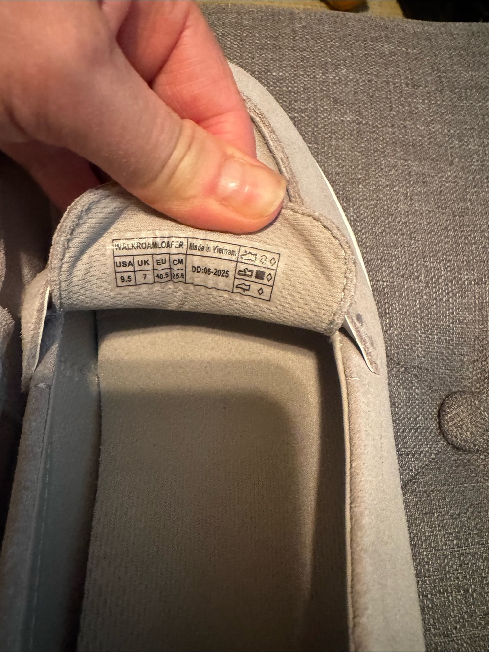 Vionic Taupe Suede Penny Loafers - Picture 7 of 8